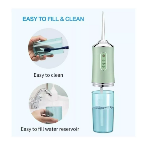 IRRIGADOR DENTAL PORTÁTIL RECARGABLE