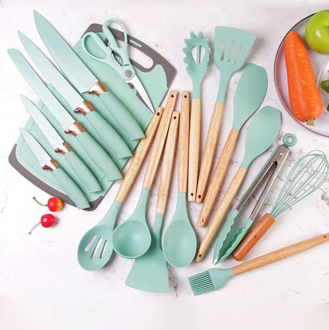Set de 19 Utensilios de Cocina