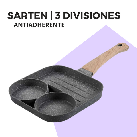 💥Sartén Multiusos 3 Puestos 💥