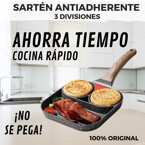 💥Sartén Multiusos 3 Puestos 💥
